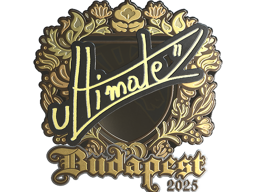 Sticker | ultimate (Gold) | Budapest 2025 image