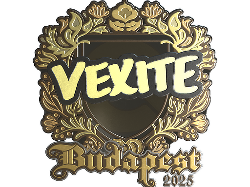 Sticker | vexite (Gold) | Budapest 2025 image