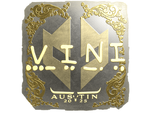 Sticker | VINI (Gold) | Austin 2025 image