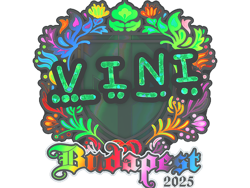 Sticker | VINI (Holo) | Budapest 2025 image