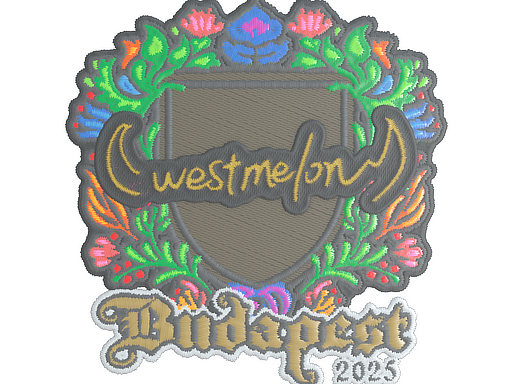 Sticker | westmelon (Embroidered) | Budapest 2025 image