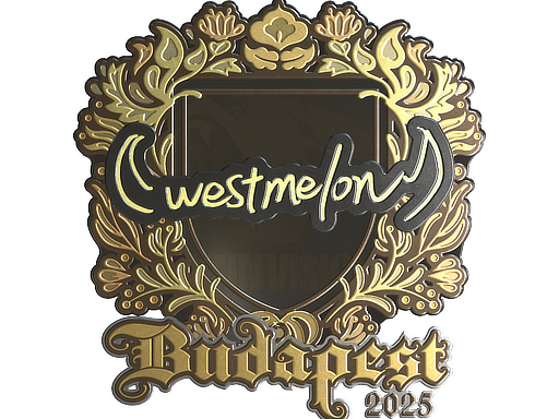 Sticker | westmelon (Gold) | Budapest 2025 image