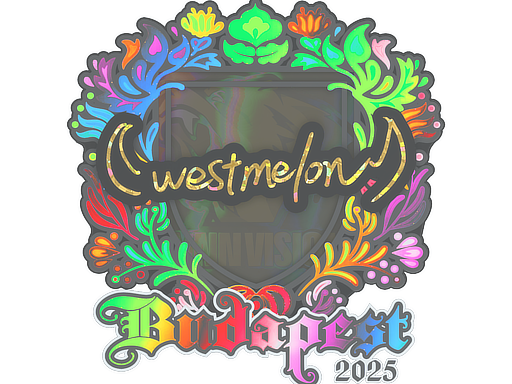 Sticker | westmelon (Holo) | Budapest 2025 image