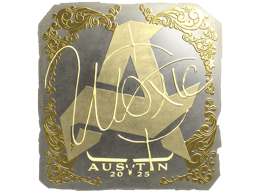 Sticker | woxic (Gold) | Austin 2025 image