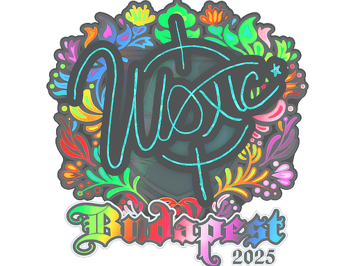 Sticker | woxic (Holo) | Budapest 2025 image