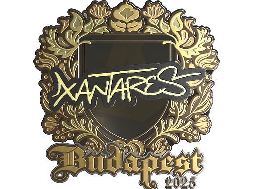 Sticker | XANTARES (Gold) | Budapest 2025 image