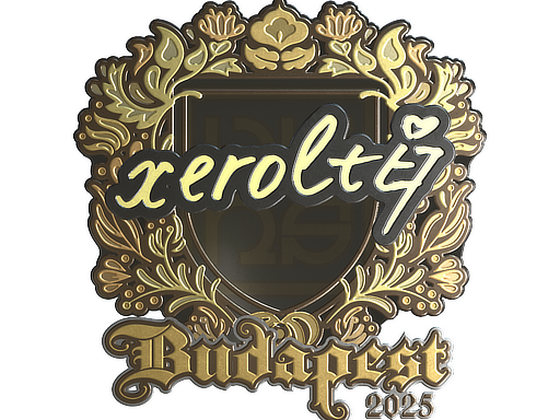 Sticker | xerolte (Gold) | Budapest 2025 image