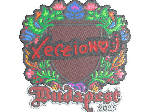 Sticker | xertioN (Embroidered) | Budapest 2025 image