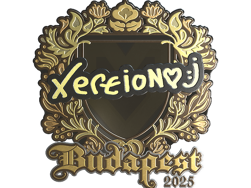 Sticker | xertioN (Gold) | Budapest 2025 image