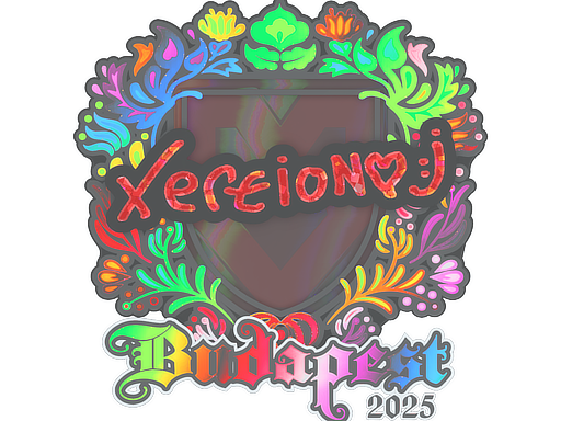 Sticker | xertioN (Holo) | Budapest 2025 image
