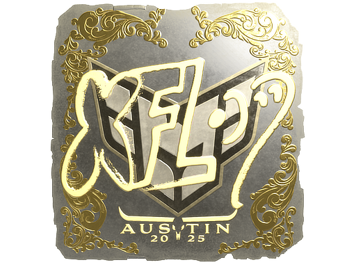 Sticker | xfl0ud (Gold) | Austin 2025 image