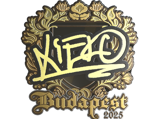 Sticker | xiELO (Gold) | Budapest 2025 image