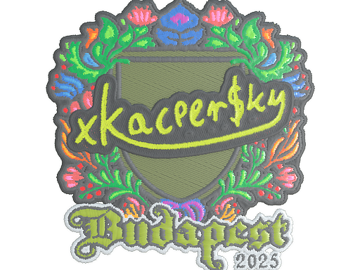 Sticker | xKacpersky (Embroidered) | Budapest 2025 image