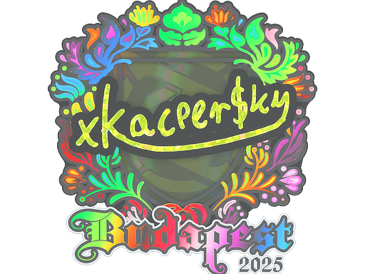 Sticker | xKacpersky (Holo) | Budapest 2025 image