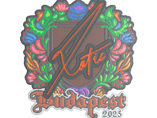 Sticker | XotiC (Embroidered) | Budapest 2025 image
