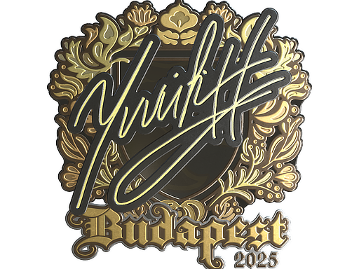 Sticker | yuurih (Gold) | Budapest 2025 image