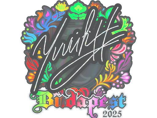 Sticker | yuurih (Holo) | Budapest 2025 image