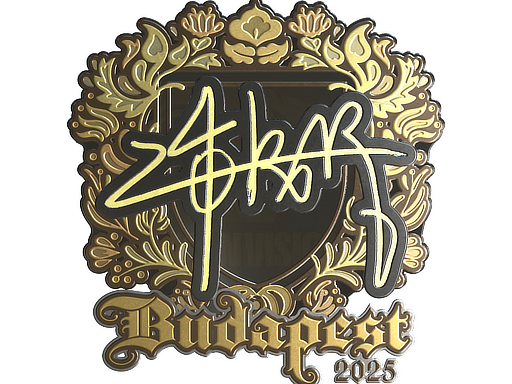 Sticker | z4KR (Gold) | Budapest 2025 image