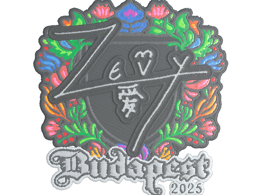 Sticker | zevy (Embroidered) | Budapest 2025 image