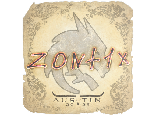 Sticker | zont1x | Austin 2025 image