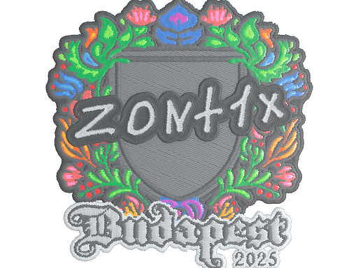 Sticker | zont1x (Embroidered) | Budapest 2025 image