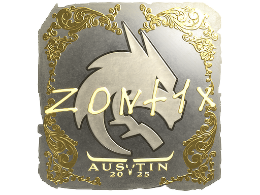 Sticker | zont1x (Gold) | Austin 2025 image