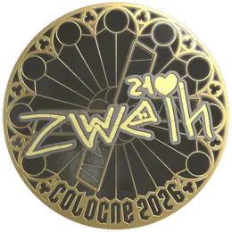 Sticker | zweih (Gold) | Cologne 2026 image