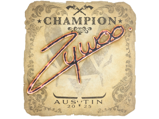Sticker | ZywOo (Champion) | Austin 2025 image