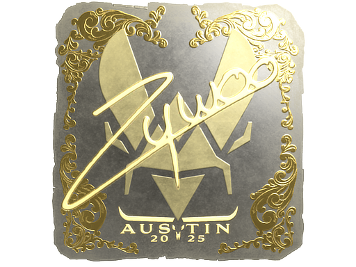 Sticker | ZywOo (Gold) | Austin 2025 image