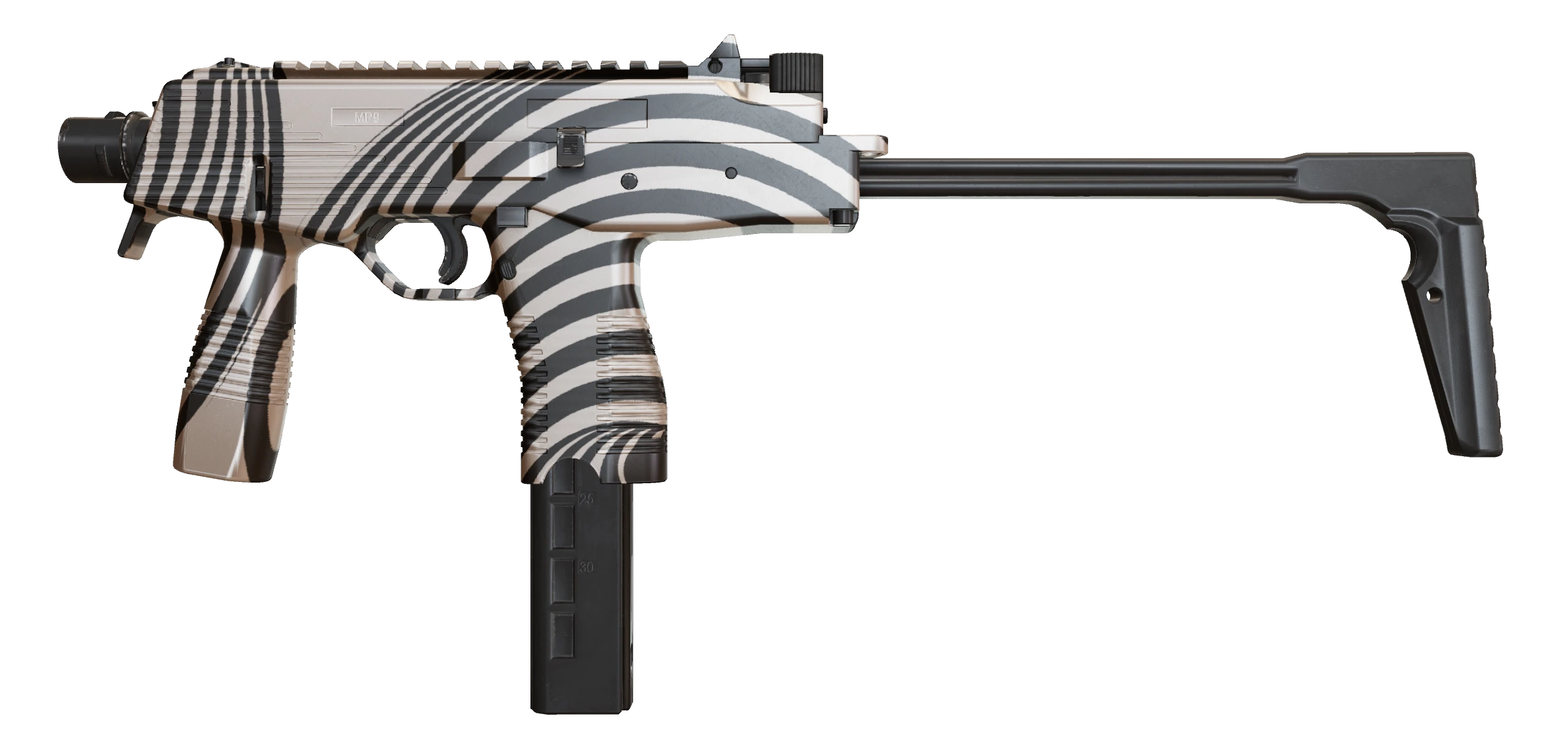 MP9 | Hypnotic Factory New front screenshot