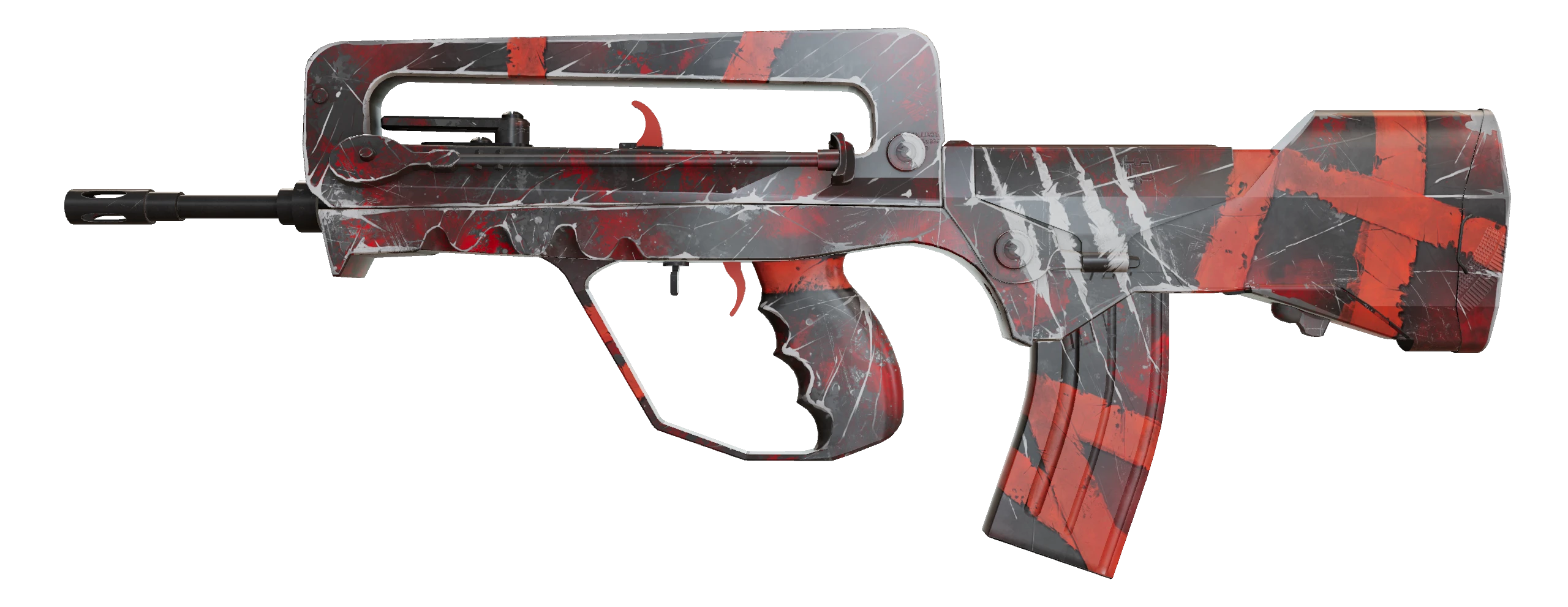 FAMAS | Survivor Z Factory New front screenshot