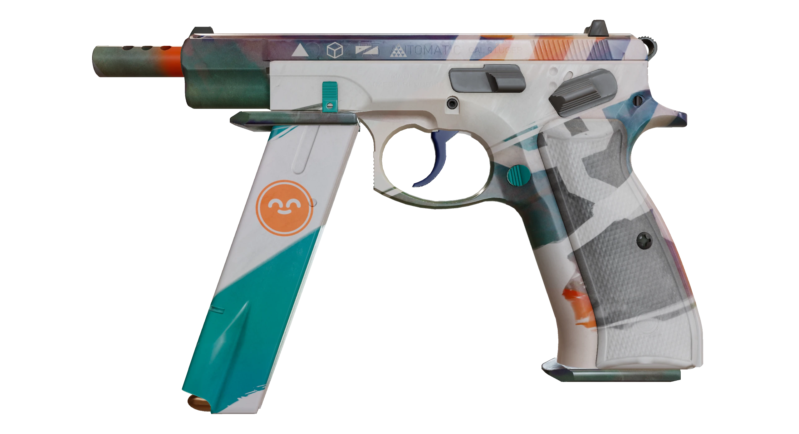CZ75-Auto | Slalom Factory New front screenshot