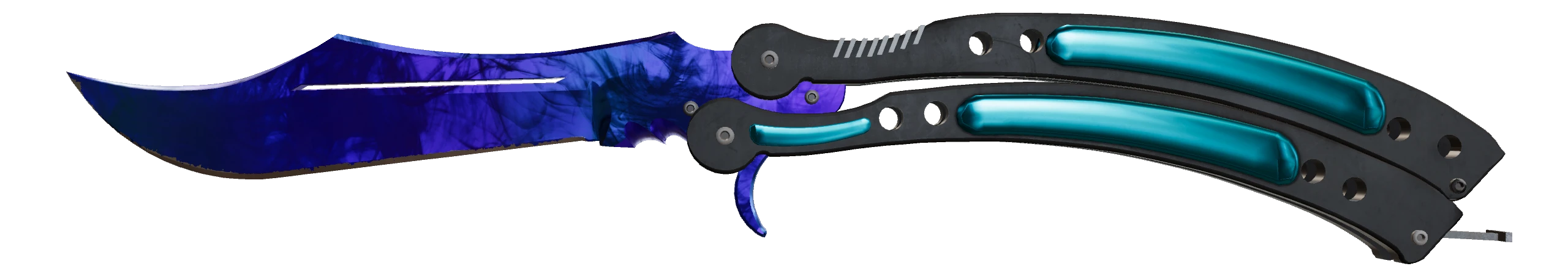 Butterfly Knife | Doppler Sapphire Factory New front screenshot