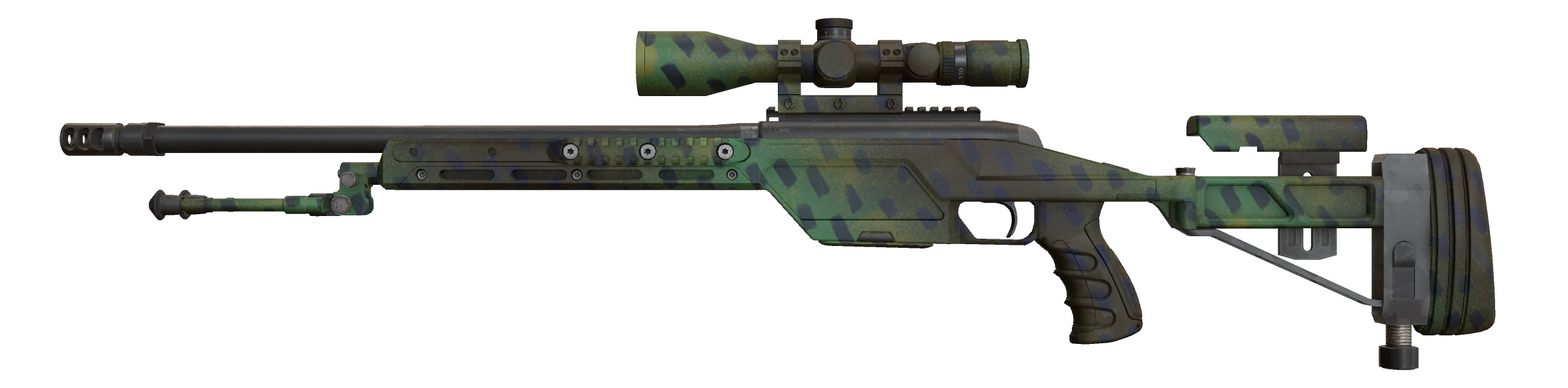 SSG 08 | Jungle Dashed Factory New front screenshot