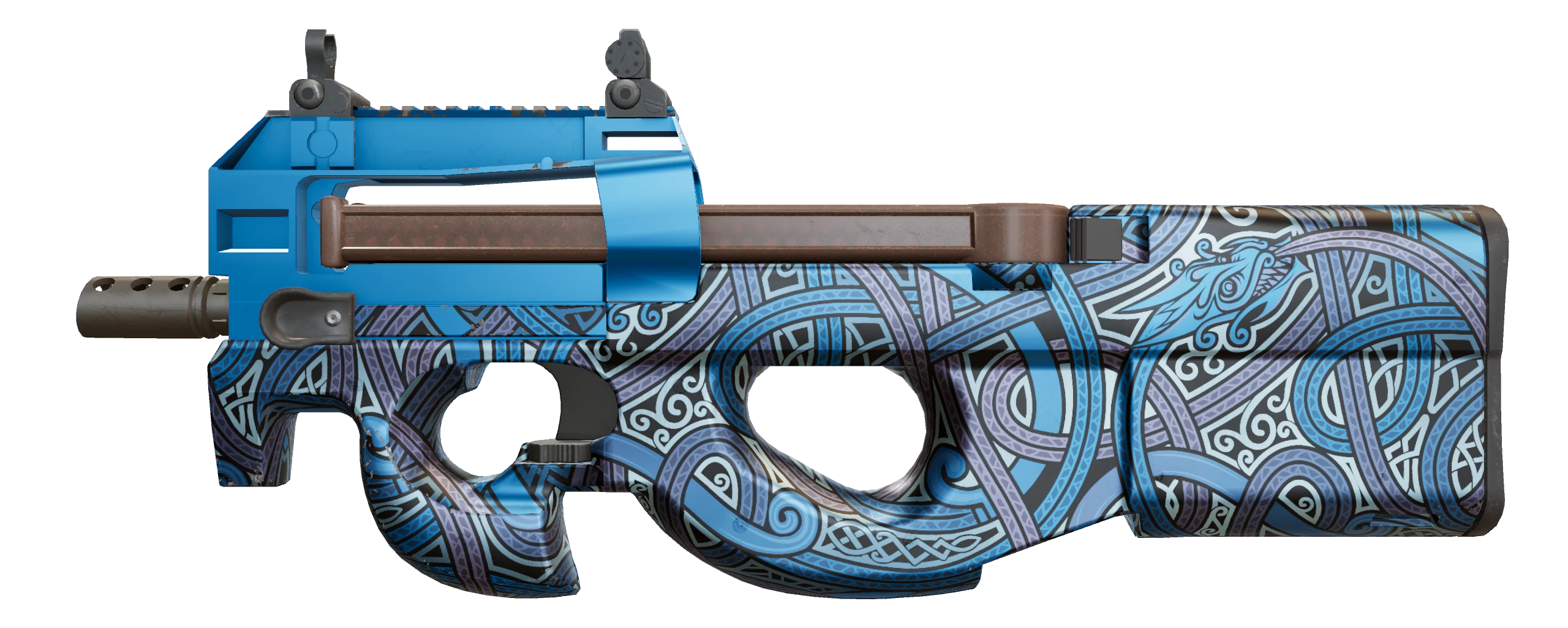 P90 | Astral Jörmungandr Factory New front screenshot