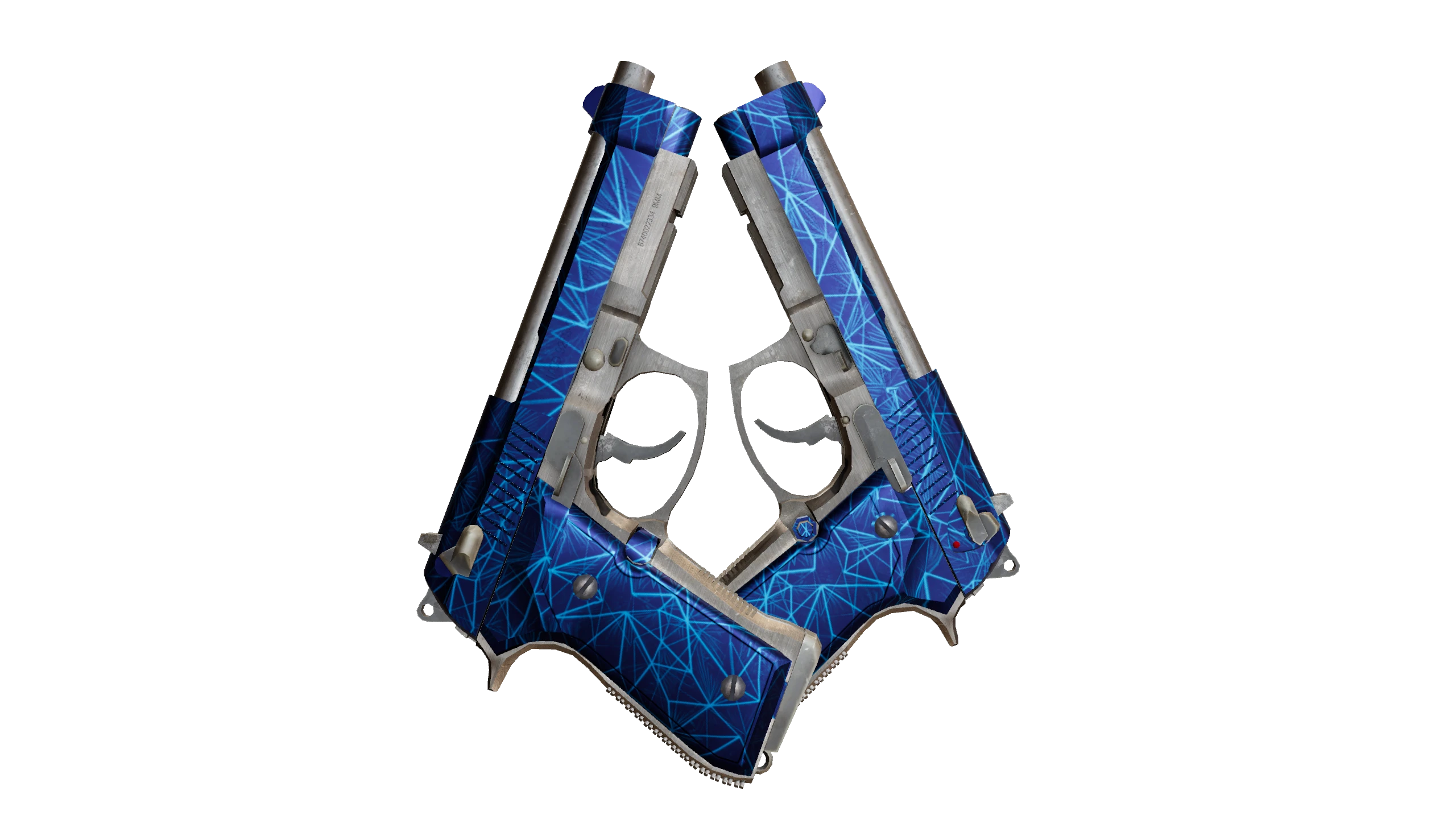 Dual Berettas | Cobalt Quartz Factory New front screenshot