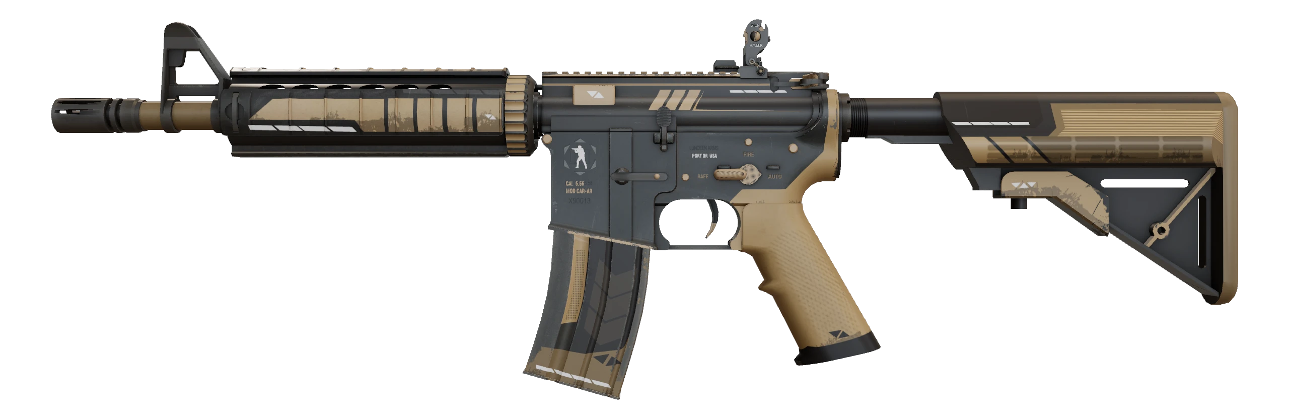 M4A4 | Desert-Strike Factory New front screenshot