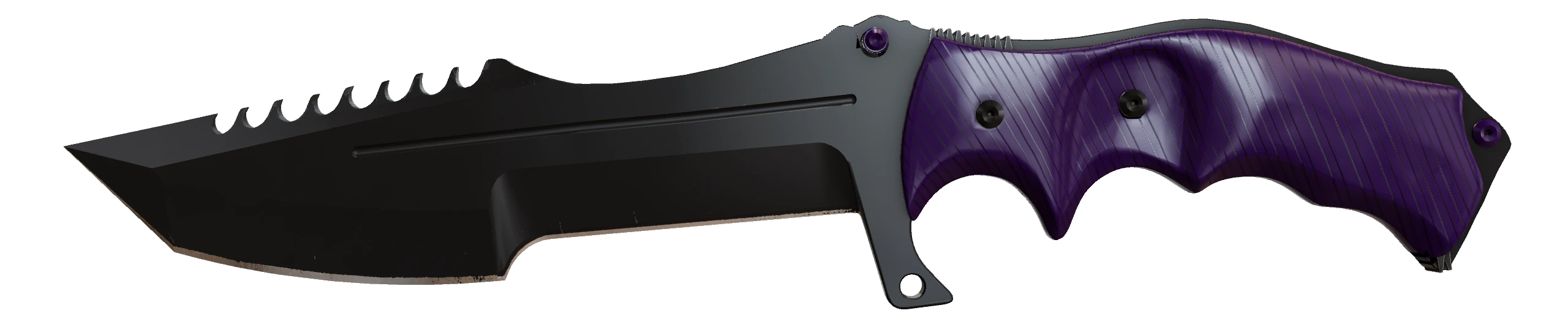 Huntsman Knife | Ultraviolet Factory New front screenshot