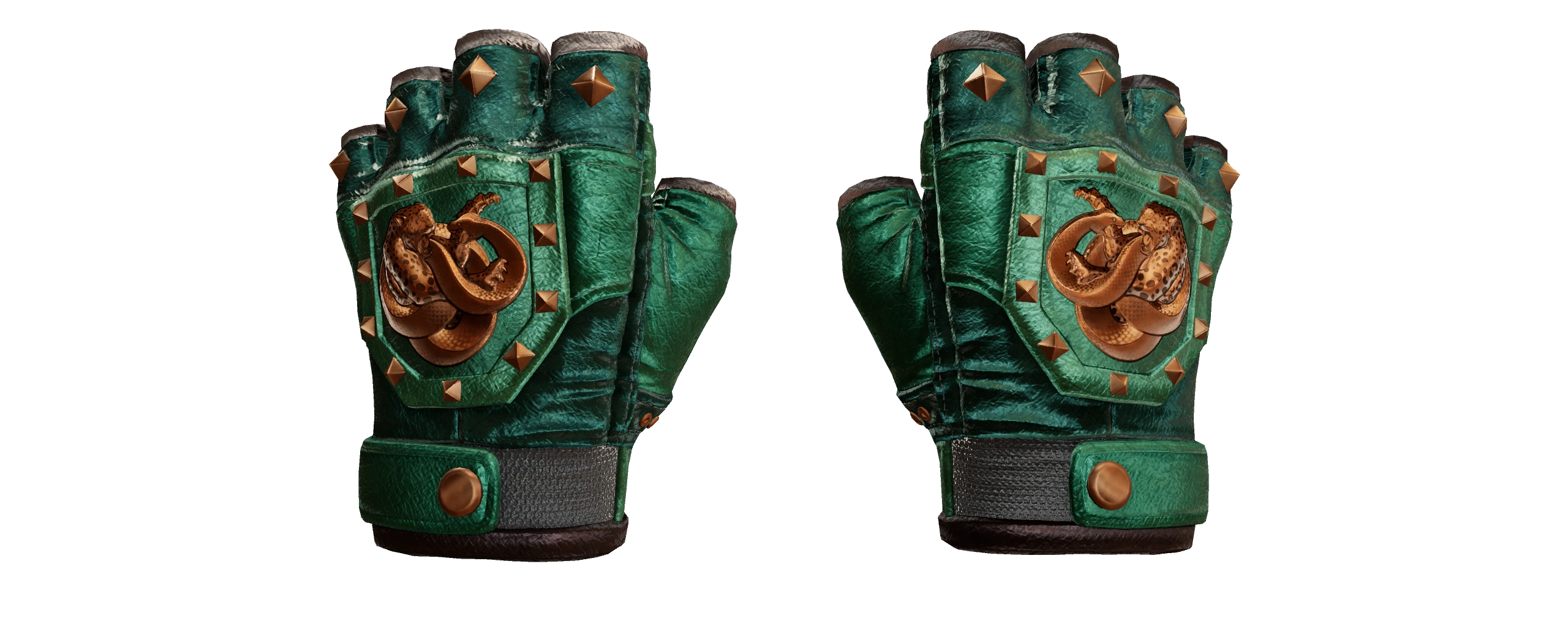 Broken Fang Gloves | Jade Factory New front screenshot