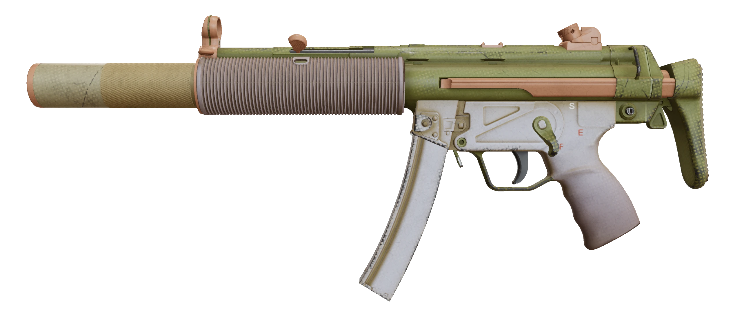 MP5-SD | Savannah Halftone Field-Tested front screenshot