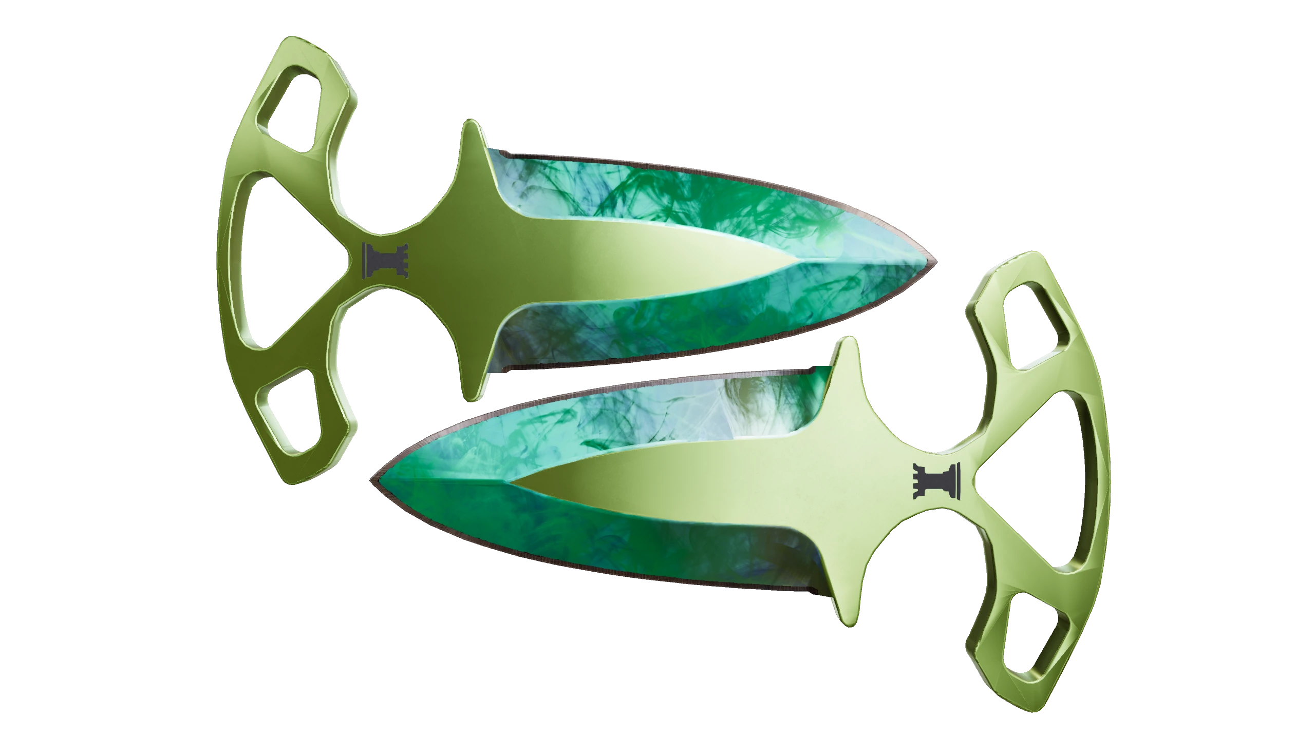 Shadow Daggers | Gamma Doppler Phase 2 Factory New front screenshot