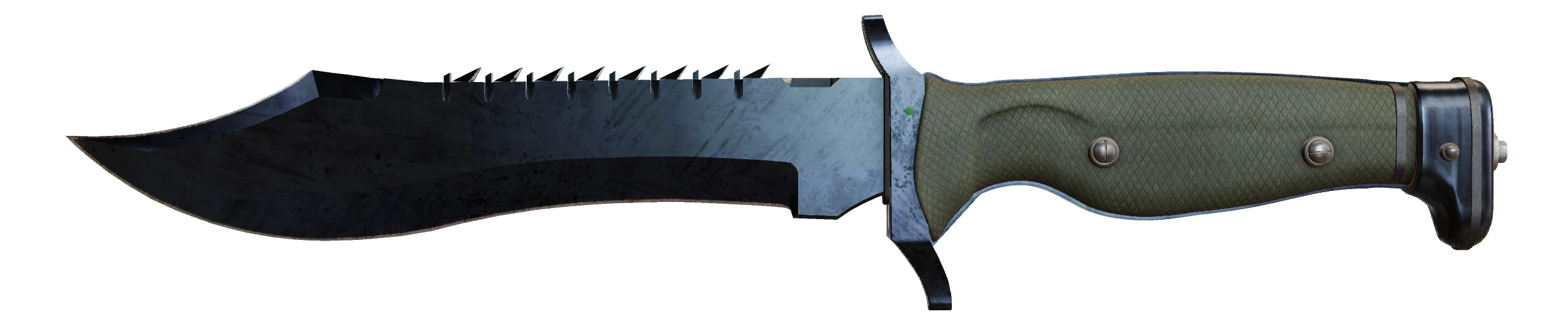 Bowie Knife | Blue Steel Factory New front screenshot