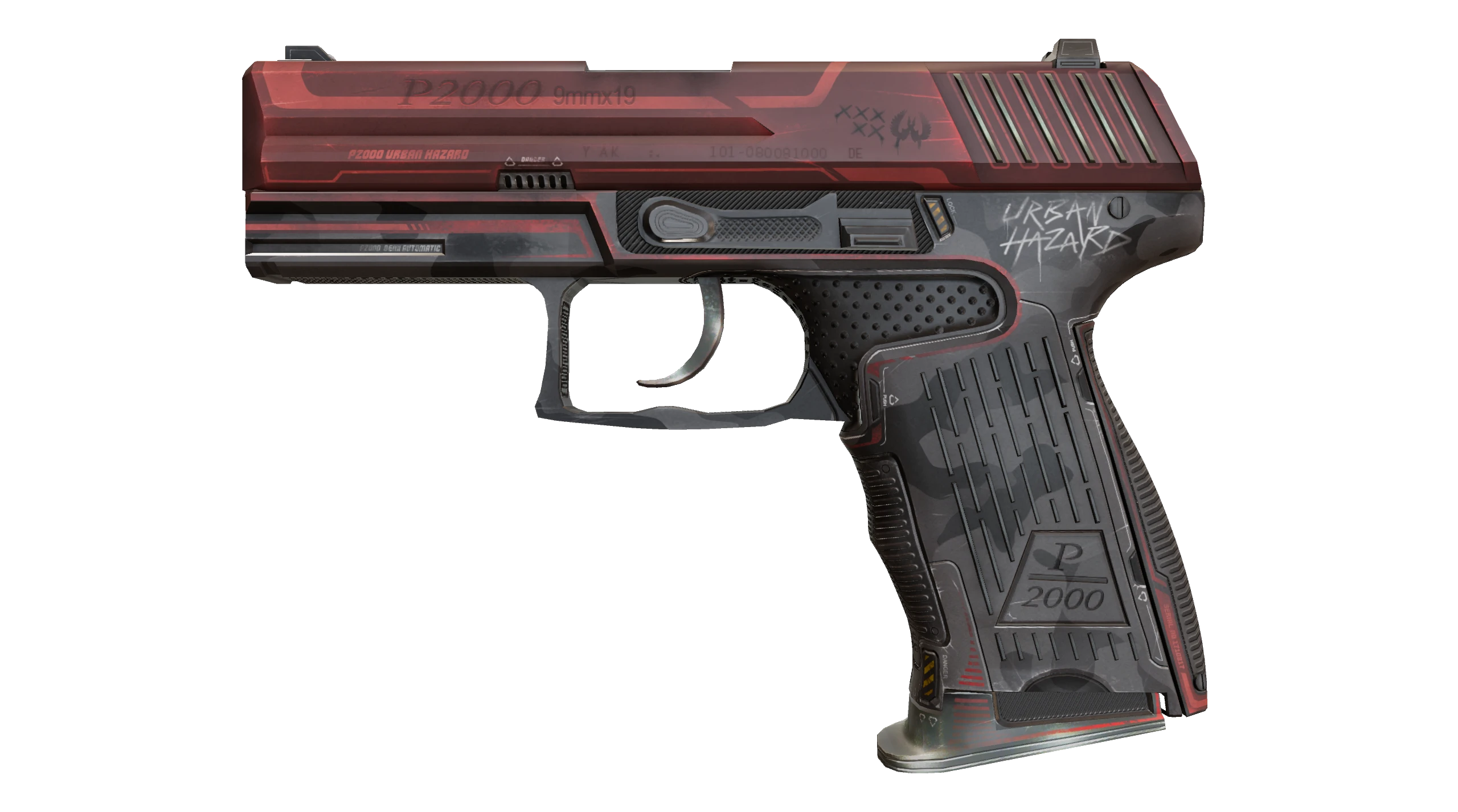 P2000 | Urban Hazard Factory New front screenshot