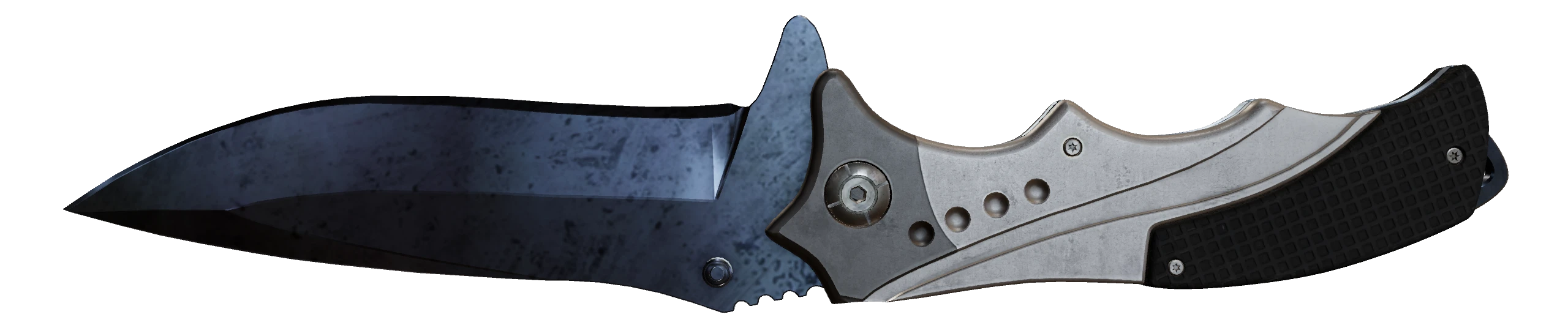 Nomad Knife | Blue Steel Factory New front screenshot