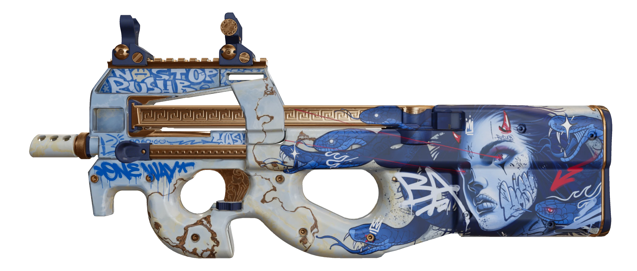 P90 | Deathgaze Factory New front screenshot