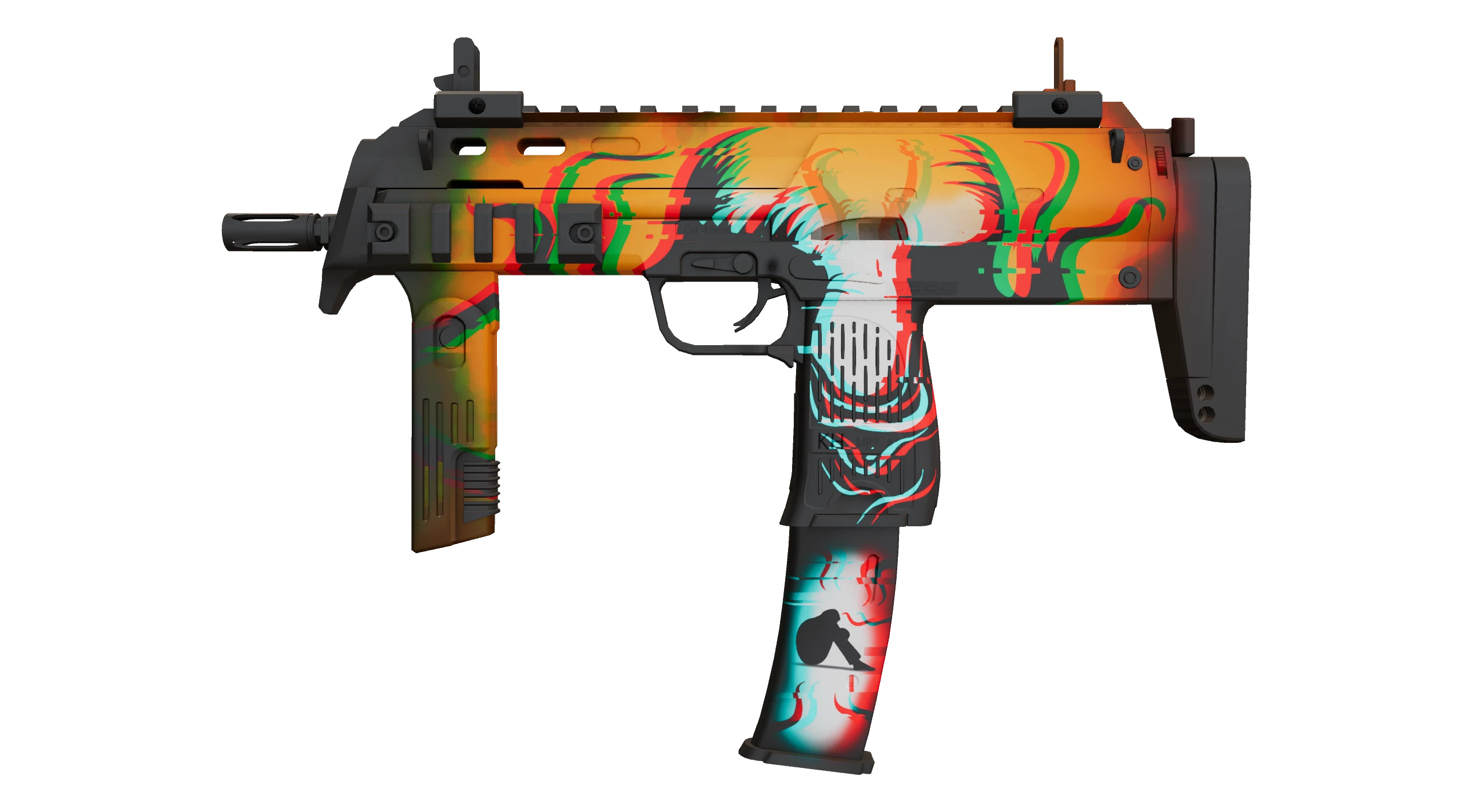 MP7 | Abyssal Apparition Factory New front screenshot