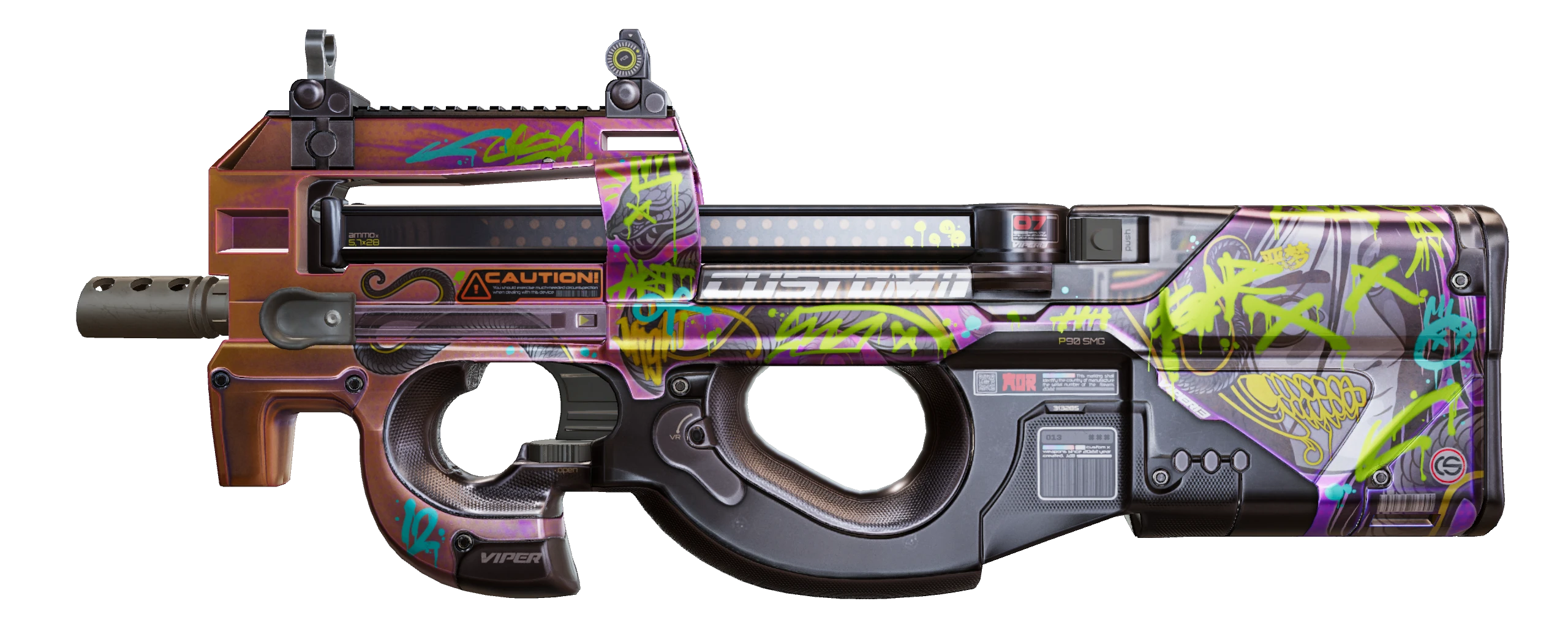 P90 | Neoqueen Factory New front screenshot