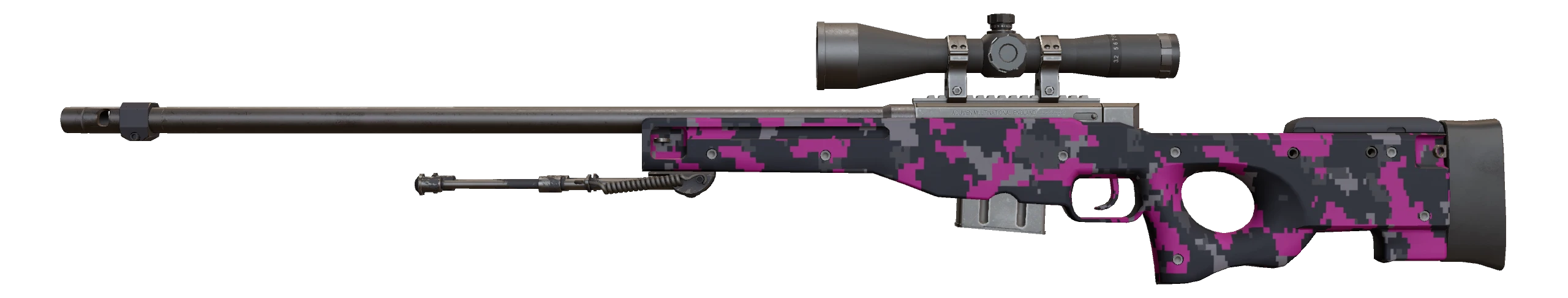 AWP | Pink DDPAT Factory New front screenshot