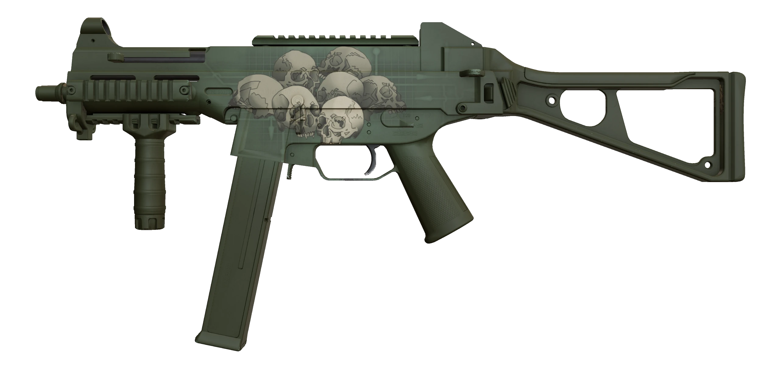 UMP-45 | Bone Pile Factory New front screenshot