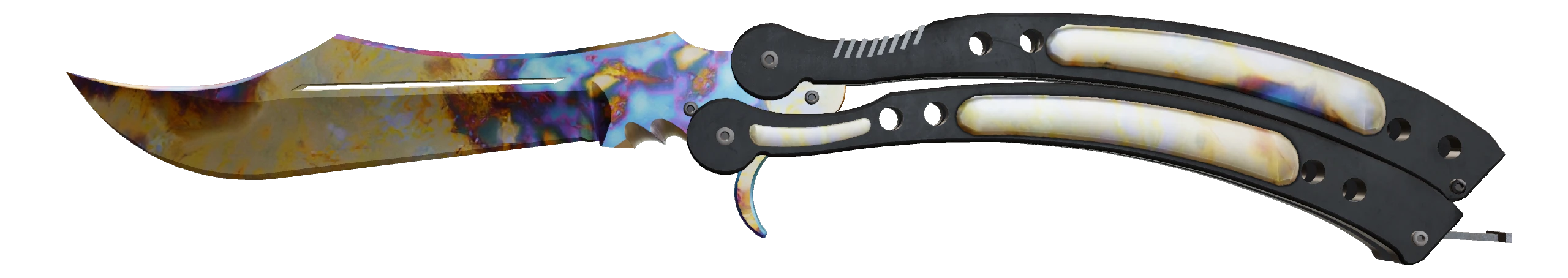 Butterfly Knife | Case Hardened Factory New front screenshot